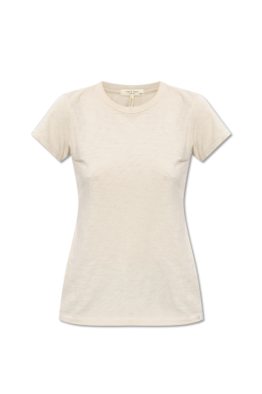 Tシャツ・カットソー ZIMMERMANN TOPS ZIMMERMANN Striped linen-jersey T-shirt | THE OUTNET